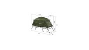84.6 x 34.5 x 49.2inch Collapsible Camping Tent with An Integrated