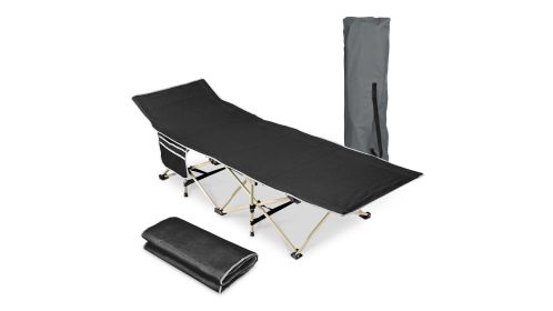 Portable Cot Black