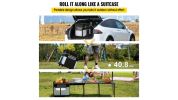 VEVOR Outdoor Mobile Kitchen Portable Multifunctional Camp Box with Wheels All