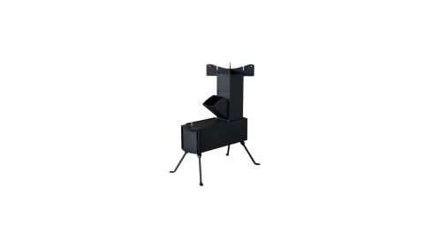 Portable Camping Rocket Stove - 9.44"D x 17"W x 21.3"H