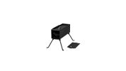 Portable Camping Rocket Stove - 9.44"D x 17"W x 21.3"H