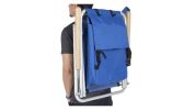 Backpack Beach Chair Folding Portable Chair Blue Solid Camping Hiking Fishing