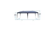 10 ft x 20 ft Outdoor Camping Waterproof Folding Tent with Carry Bag - Blue