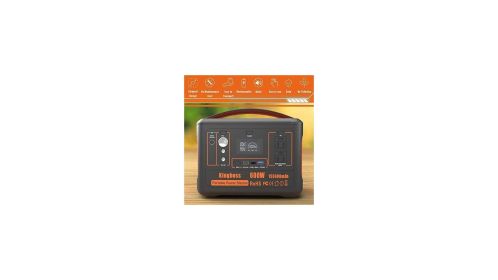 Portable Power Station 110V/600W 568Wh Lithium Battery Pure Sine Wave AC Outlet