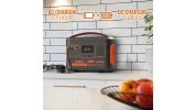 Portable Power Station 600W with Solar Generator and Wireless Charger
