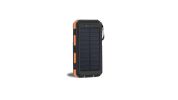 10000mAh Portable Fast Charging Power Bank with Solar Charging & Flashlight