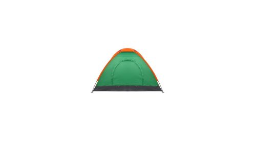 Waterproof Camping Dome Tent for Hiking and Survival - Orange & Green