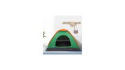 Waterproof Camping Dome Tent for Hiking and Survival - Orange & Green