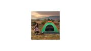 Waterproof Camping Dome Tent for Hiking and Survival - Orange & Green