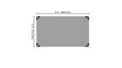 12 × 20 ft Heavy Duty Poly Tarp - Silver+Black for Camping & Outdoor Use