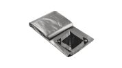 12 × 16 ft Heavy Duty Poly Tarp - Silver+Black for Camping & Outdoor Use