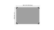 12 × 16 ft Heavy Duty Poly Tarp - Silver+Black for Camping & Outdoor Use