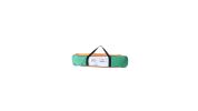 Double Door Camping Dome Tent in Orange and Green for 2-Person Use