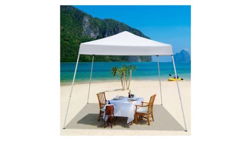 Portable Waterproof Folding Tent for Home and Camping - White