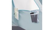 Fiberglass Pole O X ford Cloth Quick-Open Tent -Blue