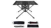 Portable Folding Camping Table Foldable Beach Table Aluminum Alloy Frame with 2