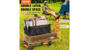 VEVOR Foldable Double Decker Wagon 400L Collapsible Wagon Cart with AllTerrain