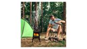 Wood Camping Stove for Outdoor Cooking and Heating