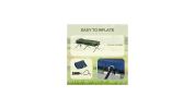 All-in-One Camping Combo: Cot, Air Mattress, Sleeping Bag & Accessories