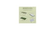 All-in-One Camping Combo: Cot, Air Mattress, Sleeping Bag & Accessories