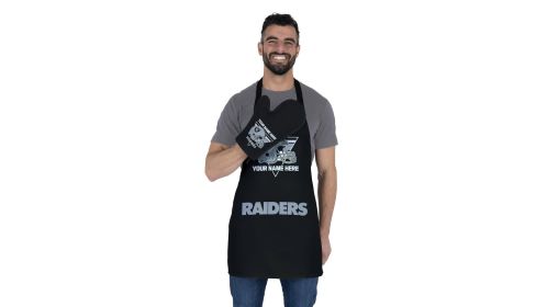 Offical NFL - Raiders Apron & BBQ Mitt Set