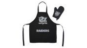 Offical NFL - Raiders Apron & BBQ Mitt Set