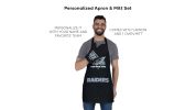 Offical NFL - Raiders Apron & BBQ Mitt Set