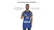 Offical NFL - Bills Apron & BBQ Mitt Set