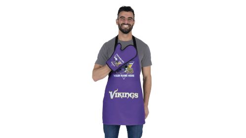 Offical NFL - Vikings Apron & BBQ Mitt Set