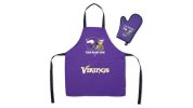 Offical NFL - Vikings Apron & BBQ Mitt Set