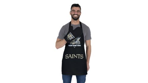 Offical NFL - Saints Apron & BBQ Mitt Set