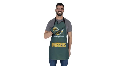 Offical NFL - Packers Apron & BBQ Mitt Set