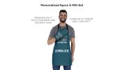 Offical NFL - Eagles Apron & BBQ Mitt Set