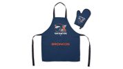 Offical NFL - Broncos Apron & BBQ Mitt Set