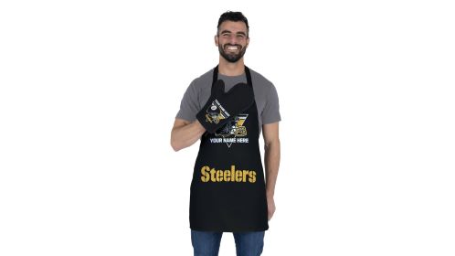 Offical NFL - Steelers Apron & BBQ Mitt Set