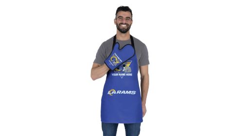 Offical NFL - Rams Apron & BBQ Mitt Set