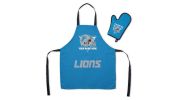Offical NFL - Lions Apron & BBQ Mitt Set