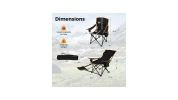 Folding Camping Lounge Chair with Footrest for Camping