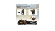 Folding Camping Lounge Chair with Footrest for Camping