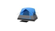Outdoor Camping Tent with Removable Floor Mat for 3-Person Shelter
