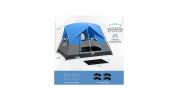 Outdoor Camping Tent with Removable Floor Mat for 3-Person Shelter