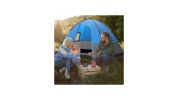 Outdoor Camping Tent with Removable Floor Mat for 3-Person Shelter
