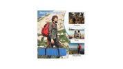 Outdoor Camping Tent with Removable Floor Mat for 3-Person Shelter