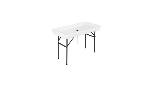 Plastic Party Ice Folding Table with Matching Skirt