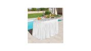 Plastic Party Ice Folding Table with Matching Skirt