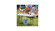 Plastic Party Ice Folding Table with Matching Skirt