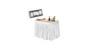 Plastic Party Ice Folding Table with Matching Skirt