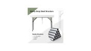 Plastic Party Ice Folding Table with Matching Skirt