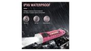Small Mini Pocket LED Flashlight Torch Keychain Light Rechargeable Lamp BORUiT
