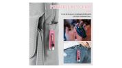 Small Mini Pocket LED Flashlight Torch Keychain Light Rechargeable Lamp BORUiT